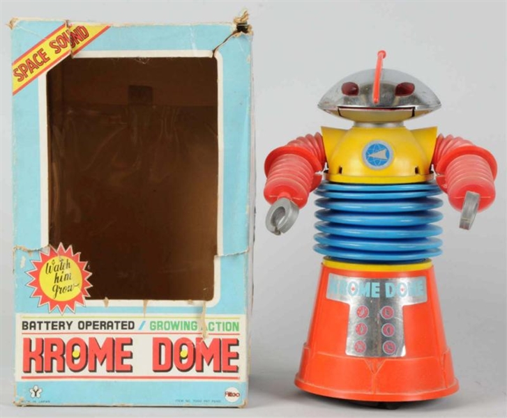 PLASTIC BATTERY-OPERATED KROME DOME.              