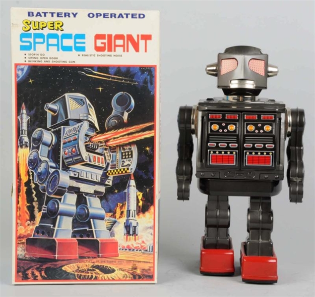 TIN LITHO & PAINTED SUPER SPACE GIANT.            