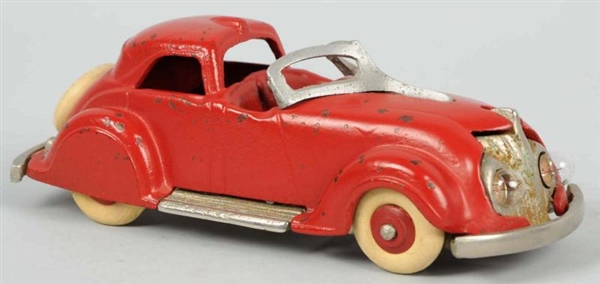 CAST IRON HUBLEY AUTOMOBILE TOY.                  