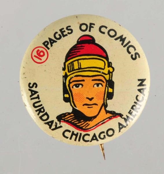 CHICAGO AMERICAN LITHO BUTTON.                    