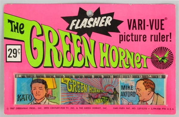 GREEN HORNET FLASHER RULER.                       