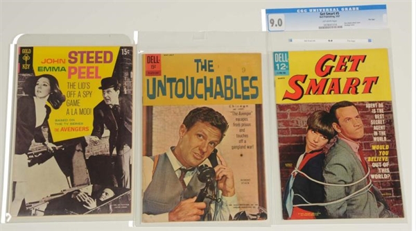 LOT OF 3: 1960S TV RELATED COMIC BOOKS.           