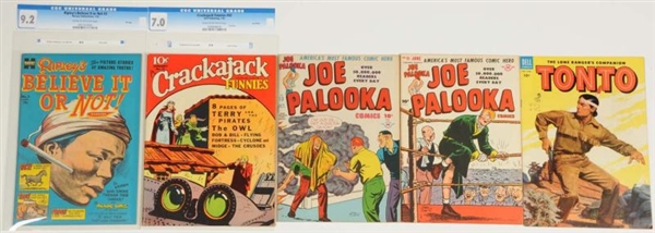 LOT OF 5: ASSORTED 1950S COMIC BOOKS.             