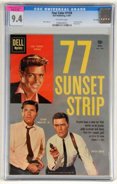 1961 77 SUNSET STRIP COMIC BOOK.                  