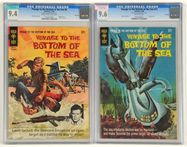 LOT OF 2: VOYAGE TO THE BOTTOM OF THE SEA.        