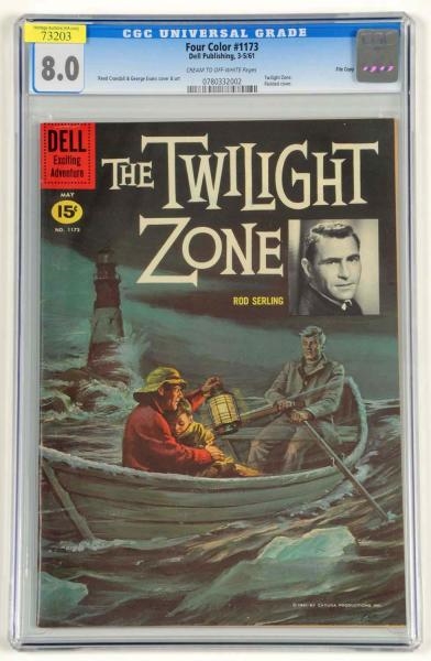 THE TWILIGHT ZONE #1173 CGC GRADED COMIC BOOK.    
