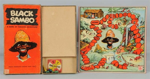 EARLY AFRICAN AMERICAN BOARD GAME.                