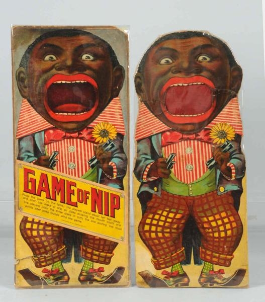 EARLY AFRICAN AMERICAN GAME OF NIP.               