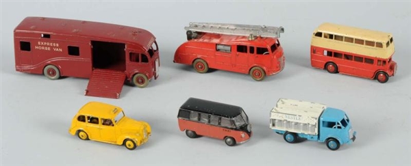 LOT OF 9 MISCELLANEOUS DIECAST DINKY VEHICLE TOYS 