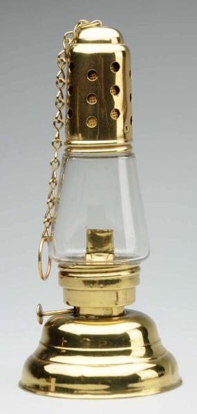 SKATERS LANTERN WITH CLEAR GLASS.                