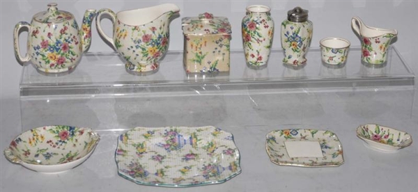 LOT OF 11: ROYAL WINTON CHINTZ WARE PIECES.       