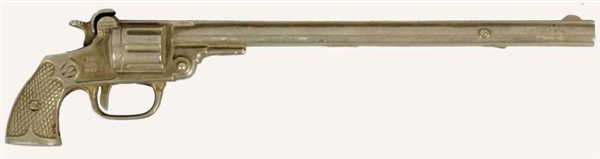 SCARCE LONG BARREL BUFFALO BILL CAP GUN.          