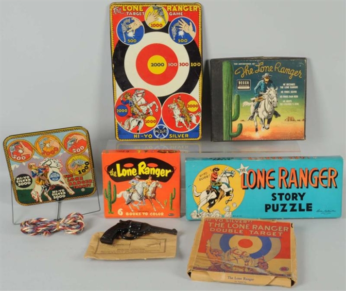 LARGE LOT OF LONE RANGER ITEMS.                   