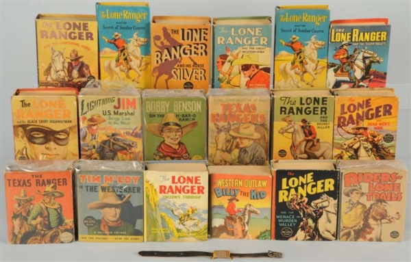 LOT OF 18: ASSORTED WESTERN BIG LITTLE BOOKS.     