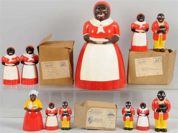 LOT OF ASSORTED AUNT JEMIMA ITEMS WITH BOXES.     