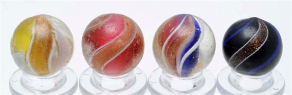 LOT OF 4: LUTZ MARBLES.                           
