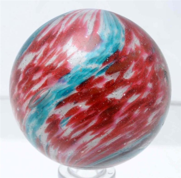 LARGE 4-PANELED ONIONSKIN MARBLE WITH MICA.       