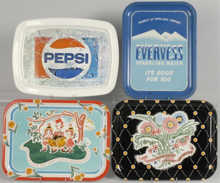 LOT OF 4: PEPSI SERVING TRAYS.                    