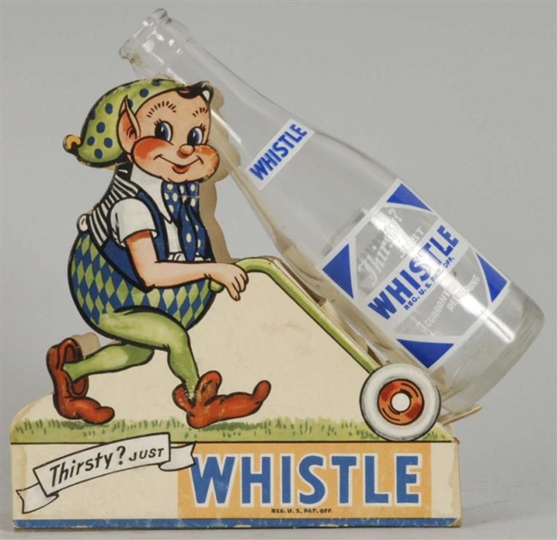 WHISTLE BOTTLE WITH TOPPER.                       