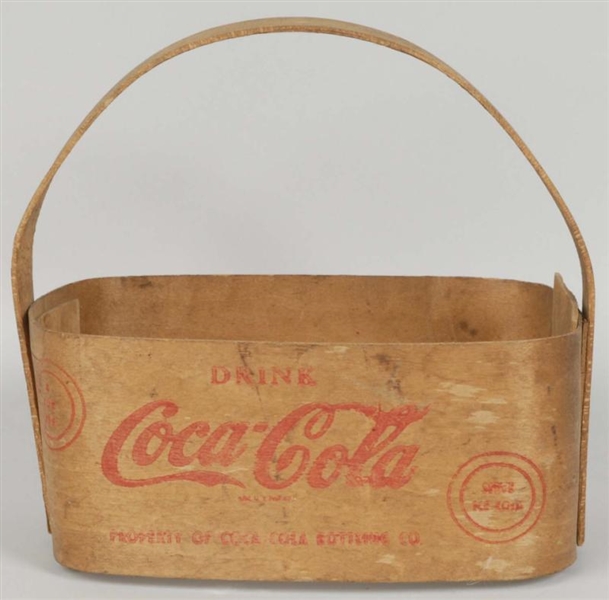 1930S-40S COCA-COLA THIN WOOD CARRIER.            
