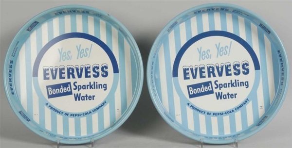LOT OF 2: EVERVESS SPARKLING WATER SERVING TRAYS. 