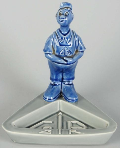 GR MAN ADVERTISING ASHTRAY.                       