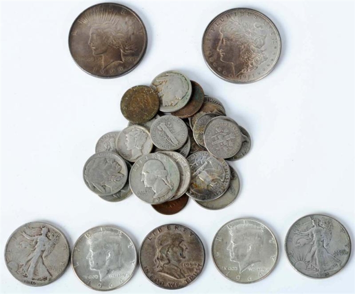LOT OF US COINS.                                  