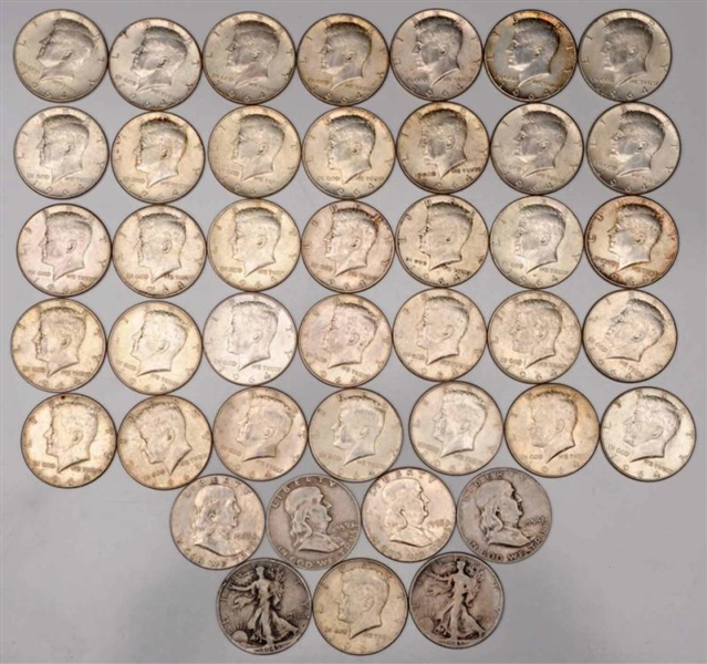 LOT OF 90% SILVER.                                