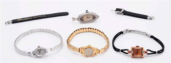 LOT OF 4: LADIES WRIST WATCHES.                   