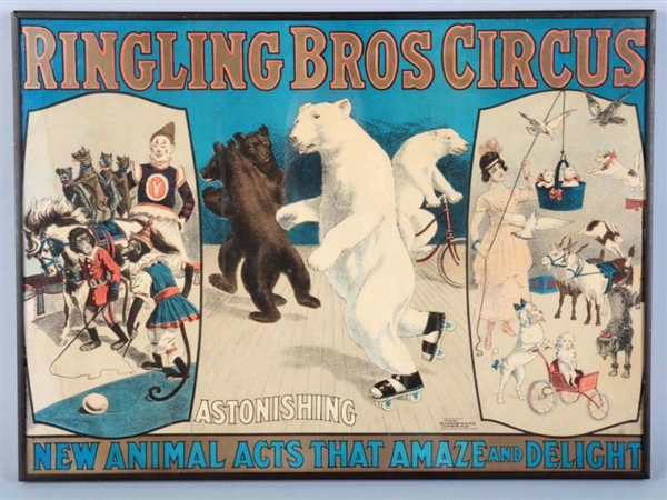 RINGLING BROTHERS CIRCUS POSTER.                  