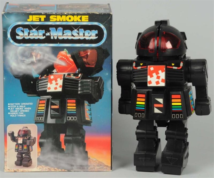 JET SMOKE STAR-MASTER ROBOT TOY.                  