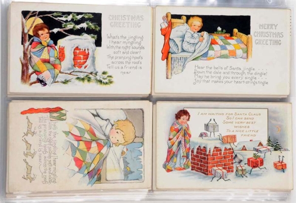 LOT OF 112: WHITNEY HOLIDAY POSTCARDS.            