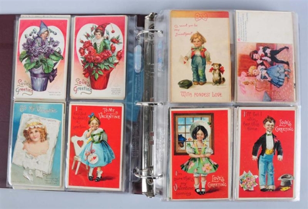 LOT OF 294: VOLLAND, DECO, & CLAPSADDLE POSTCARDS 