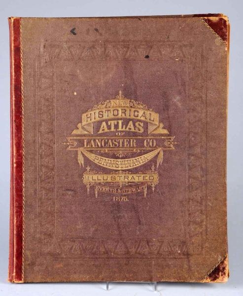 1875 EVERTS & STEWART ATLAS OF LANCASTER CO. PA.  