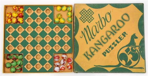 MARBO KANGAROO PUZZLER MARBLE BOX SET.            