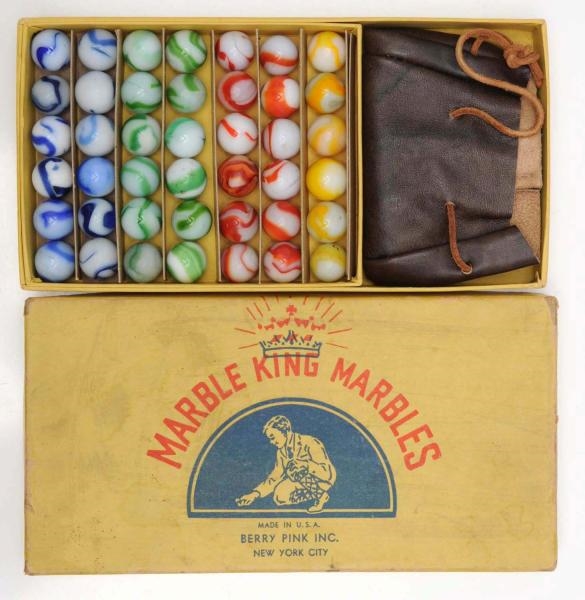 MARBLE KING BOX SET WITH BAG.                     