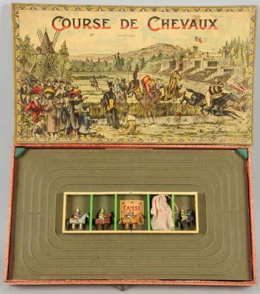 "COURSE DE CHEVAUX" HORSE RACE GAME.              