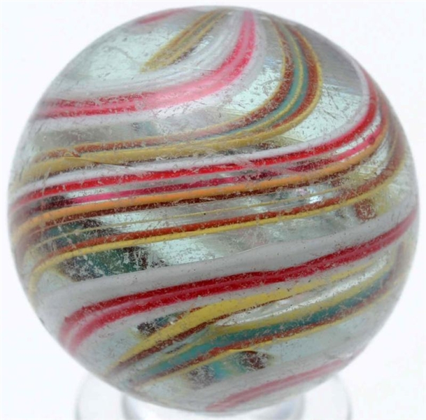 UNUSUAL 2-STAGE DIVIDED CORE MARBLE.              