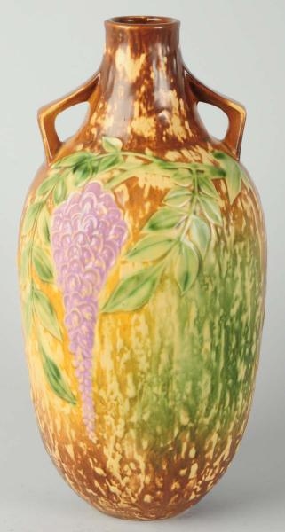 ROSEVILLE WISTERIA VASE.                          