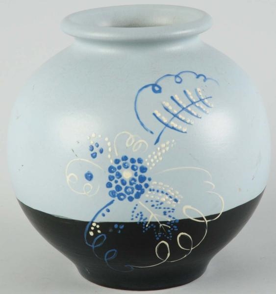 WELLER RACEME BULBOUS VASE.                       