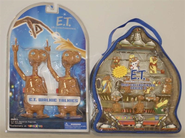 LOT OF 2: E.T. TOYS IN BOXES.                     