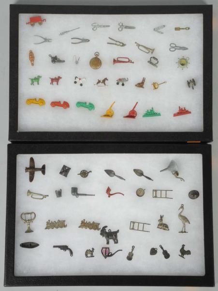 LOT OF 60: METAL CRACKER JACK TOYS & CHARMS.      