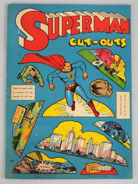 SUPERMAN PUNCH-OUT BOOK.                          