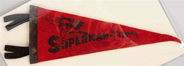 SUPERMAN TIM CLUB PENNANT.                        