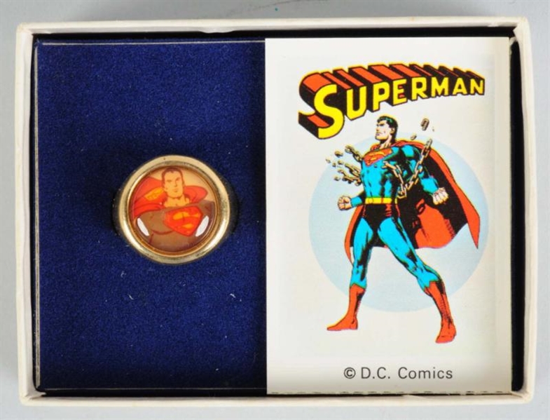 SUPERMAN DOME RING IN BOX.                        
