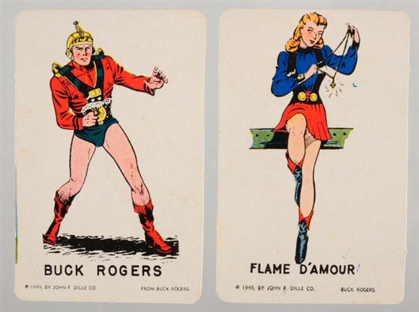 BUCK & FLAME TRADING CARDS.                       