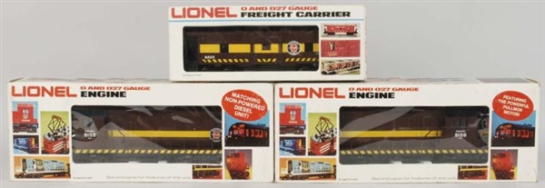 LOT OF 3: LIONEL DULUTH MISSABE TRAIN ITEMS.      