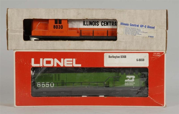 LOT OF 2: LIONEL TRAIN ENGINES.                   