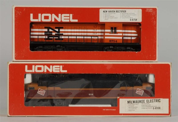 LOT OF 2: LIONEL TRAIN ENGINES.                   