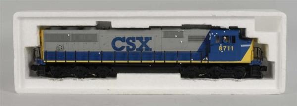 MTH NO. 8711 CSX 3-RAIL TRAIN ENGINE.             